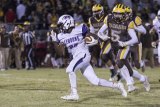 Lemoore's Damion Charleston rushed for nearly 300 yards in Friday's 56-28 loss to Golden West High School.